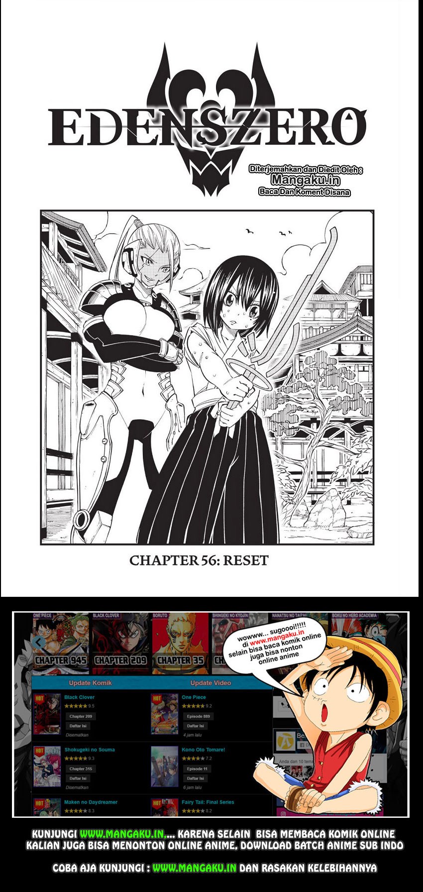 Eden’s Zero Chapter 56